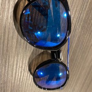 Lucky brand blue tinted sunglasses